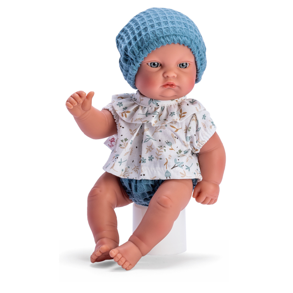 GORDI CAMISA FLORES BRAGUITA Y GORRO AZULÓN