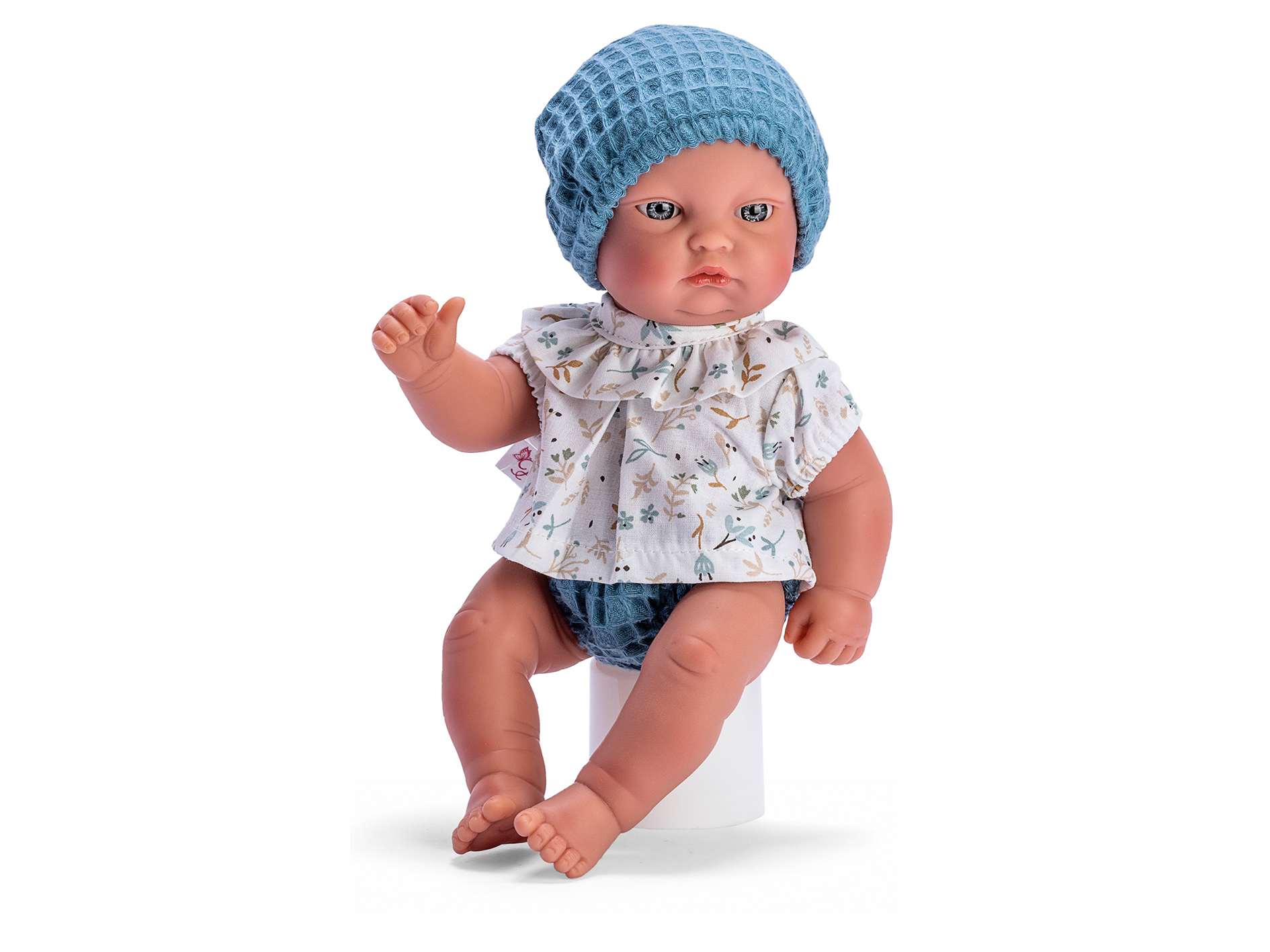 GORDI CAMISA FLORES BRAGUITA Y GORRO AZULÓN