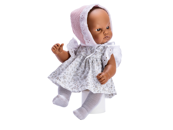 GORDI MULATO VESTIDO FLORES CAPOTA ROSA