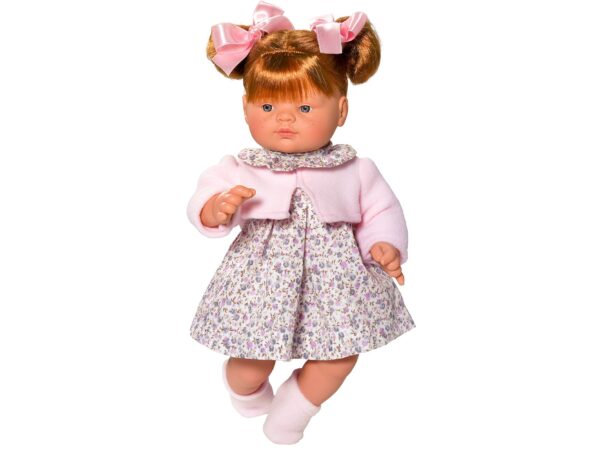 GUILLE FLORES GRISES CHAQUETA ROSA