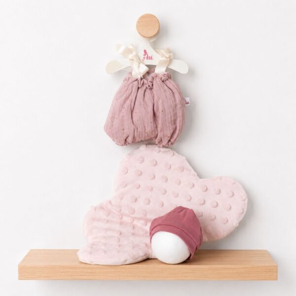 PELELE GORDI ROSA CON COJÍN NUBE ROSA