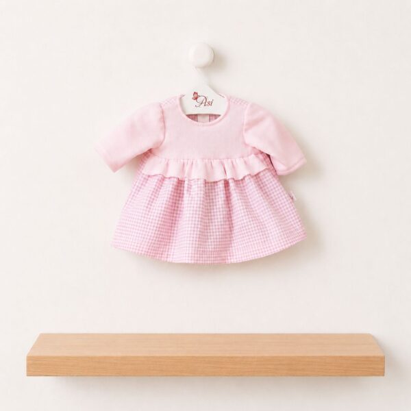 VESTIDO GUILLE VICHY ROSA