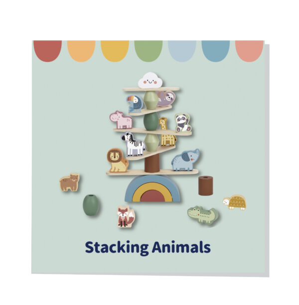 JUEGO DE APILAR ANIMALES - Imagen 2