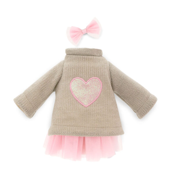 CONJUNTO DE ROPA LUCKY DOGGY: CORAZÓN ROSA - Imagen 2