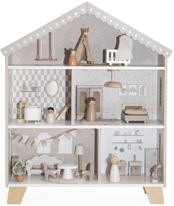 CASA DE MUÑECAS NOUGAT CON MUEBLES - Imagen 2