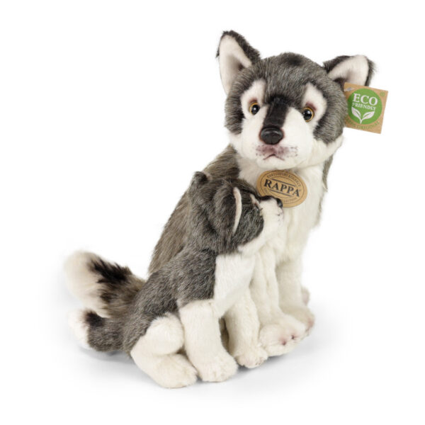 Lobo con cría