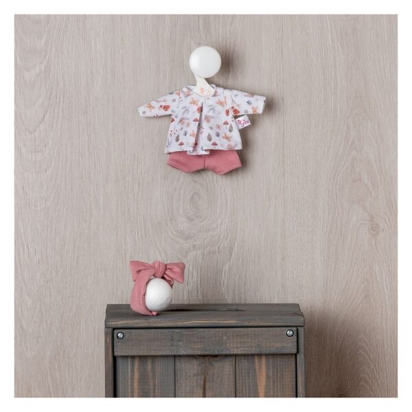 CONJUNTO BOMBONCÍN CAMISA CARACOLES Y PANTALÓN ROSA
