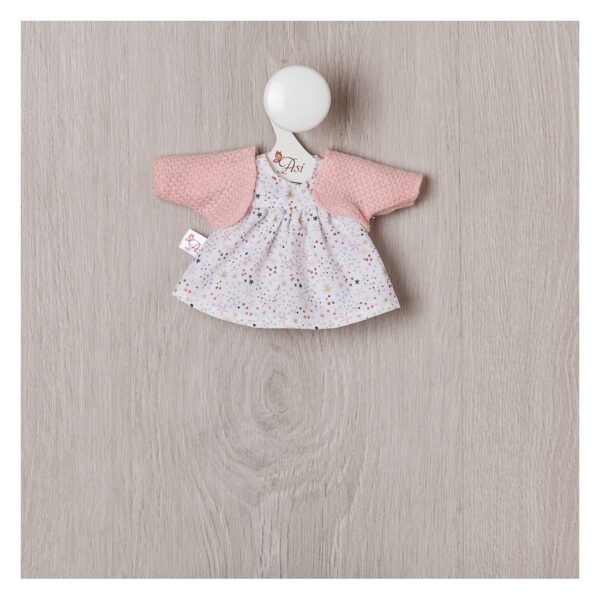 VESTIDO CHENI CON CHAQUETA ROSA
