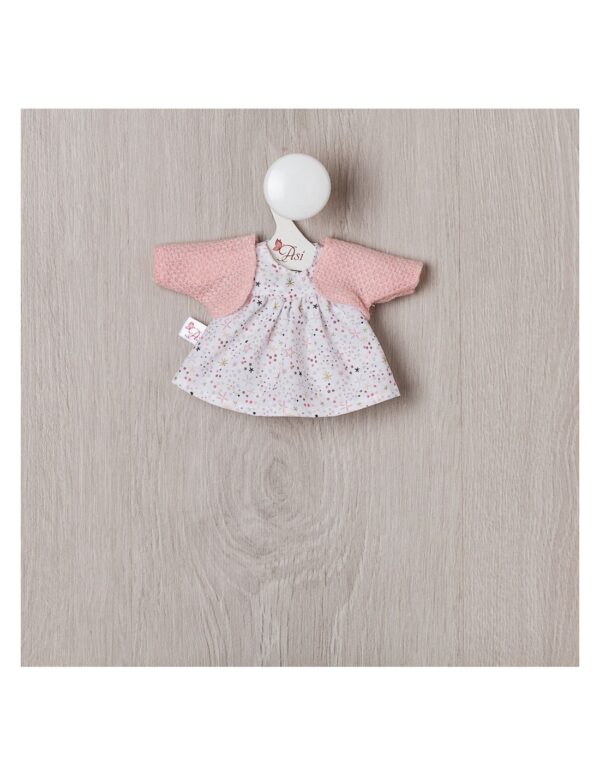 VESTIDO CHENI CON CHAQUETA ROSA