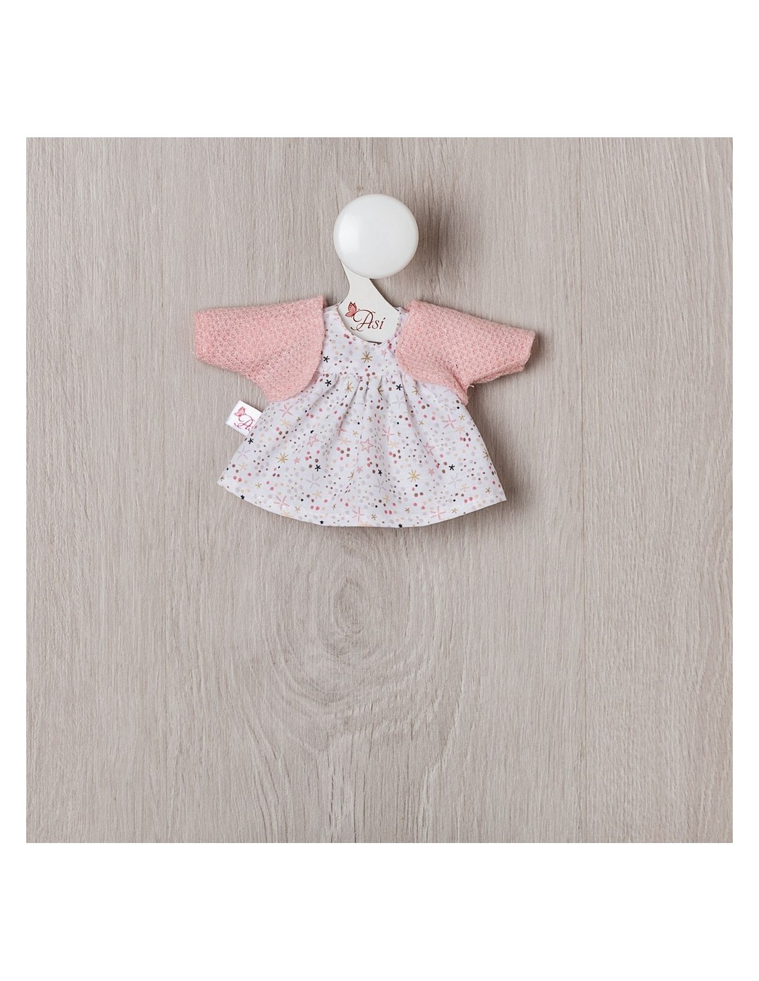 VESTIDO CHENI CON CHAQUETA ROSA