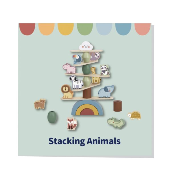 JUEGO DE APILAR ANIMALES - Imagen 3