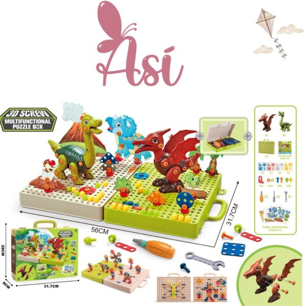 ROMPECABEZAS DINOSAURIO PARA MONTAR 3D