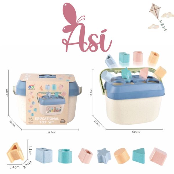 SET DE JUGUETE EDUCATIVO CLASIFICADOR DE FIGURAS