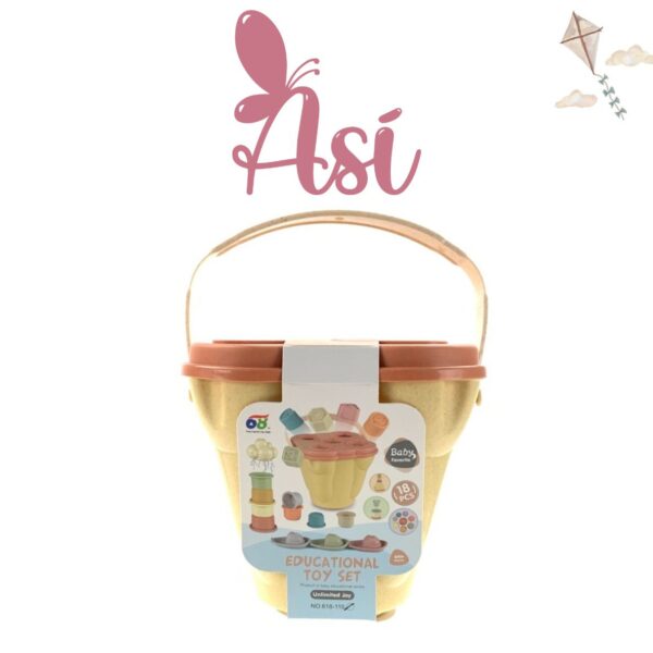 JUEGO PARA EL BAÑO BEBÉS 18 PIEZAS