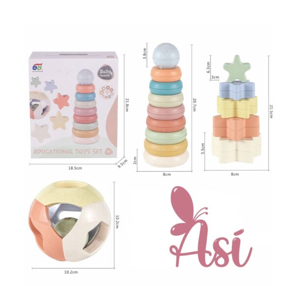 SET JUGUETES EDUCATIVOS PARA BEBÉS