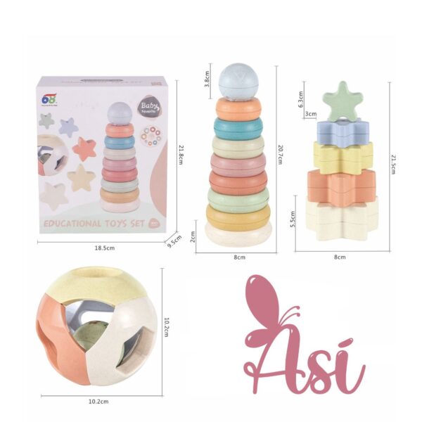 SET JUGUETES EDUCATIVOS PARA BEBÉS