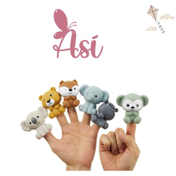 SET 6 MARIONETAS DEDO