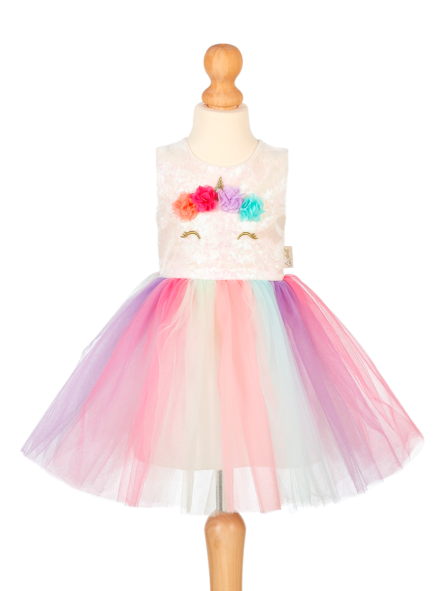 VESTIDO UNICORNIO 2 AÑOS T92CM