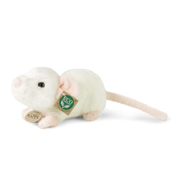 RATÓN BLANCO PELUCHE 21CM ECO FRIENDLY