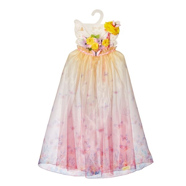 DANAE CAPA DE MARIPOSA +DIADEMA+VARITA T3-4 AÑOS 98-104 CM