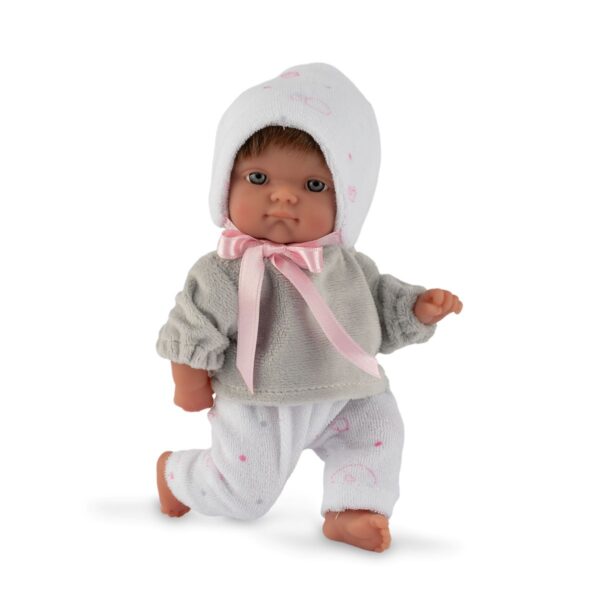 NENÉ CONJUNTO GRIS Y BLANCO