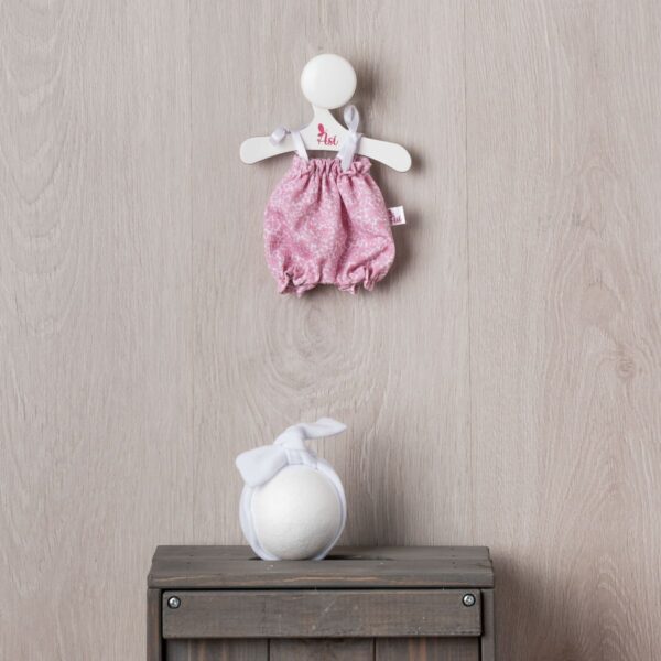 VESTIDO NENÉ CONJUNTO FLORES ROSAS