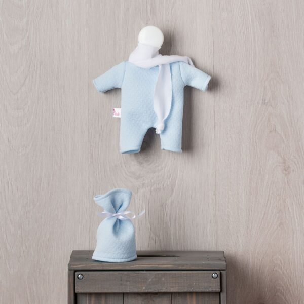 VESTIDO NICO CONJUNTO BUZO CELESTE