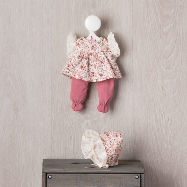 VESTIDO MAX CONJUNTO FLORES ROSAS