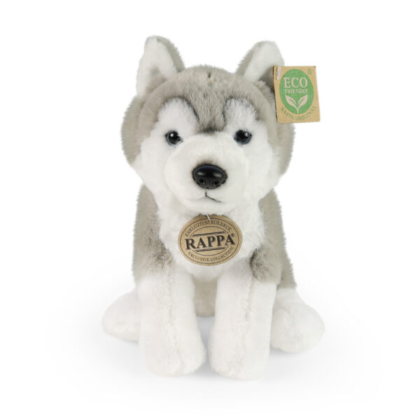 PELUCHE PERRO HUSKY 23 CM ECO FRIENDLY SOFT