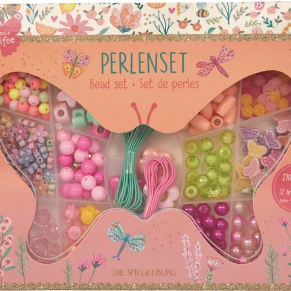 SET DE PERLAS EN CAJA MARIPOSA PRINCESS LILLIFEE