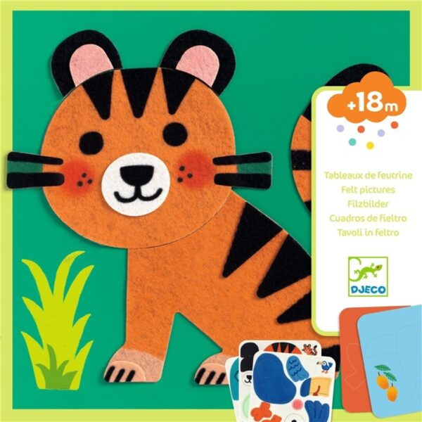 COLLAGE TABLEROS FIELTRO ANIMALES SUAVES