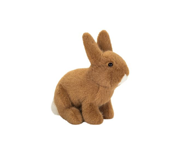CONEJO SENTADO MARRÓN 20CM