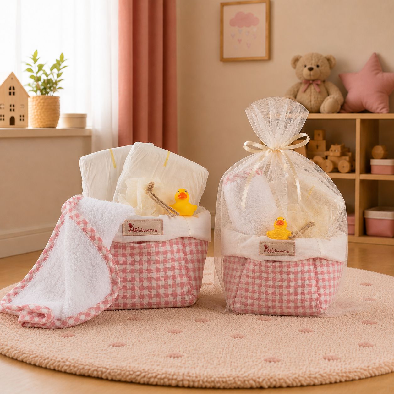 CESTA COMPLEMENTOS PARA EL BAÑO COLECCIÓN PATRICIA - Imagen 3