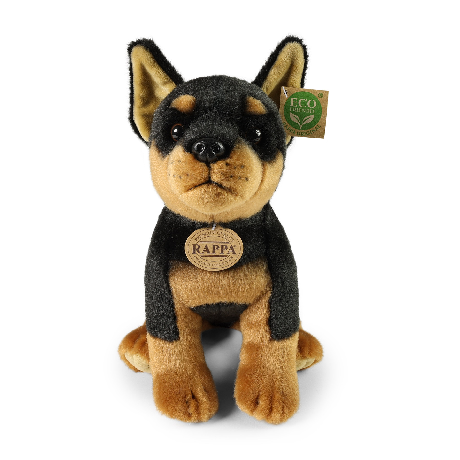 PELUCHE PERRO DOBERMAN 30 CM ECO FRIENDLY - Imagen 2