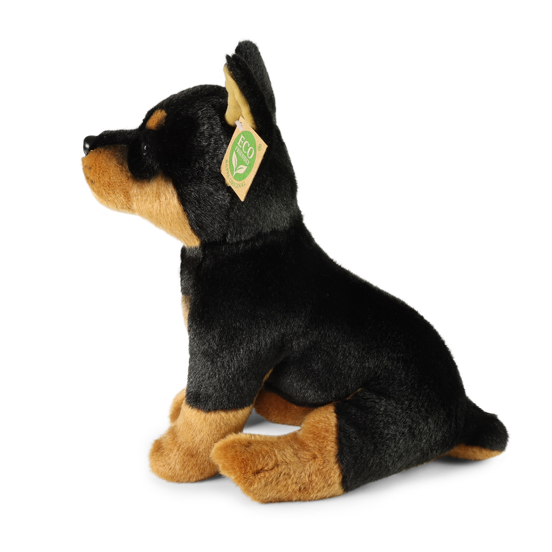 PELUCHE PERRO DOBERMAN 30 CM ECO FRIENDLY - Imagen 3