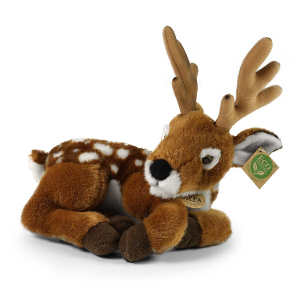 PELUCHE CIERVO TUMBADO 28 CM ECO FRIENDLY