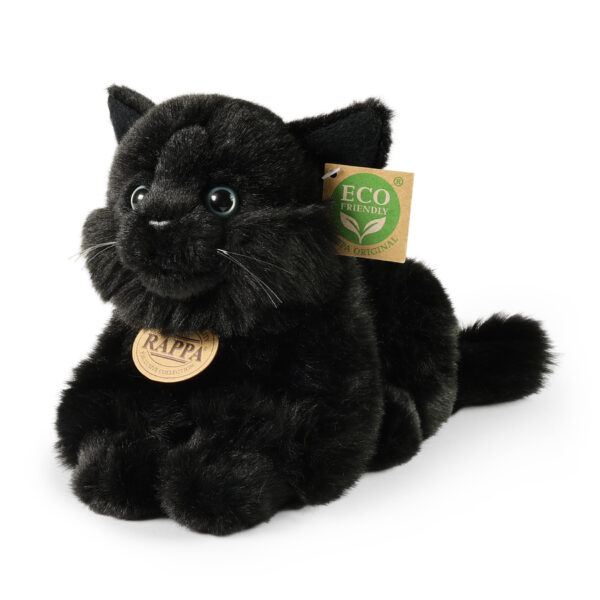 PELUCHE GATO NEGRO 22 CM ECO FRIENDLY