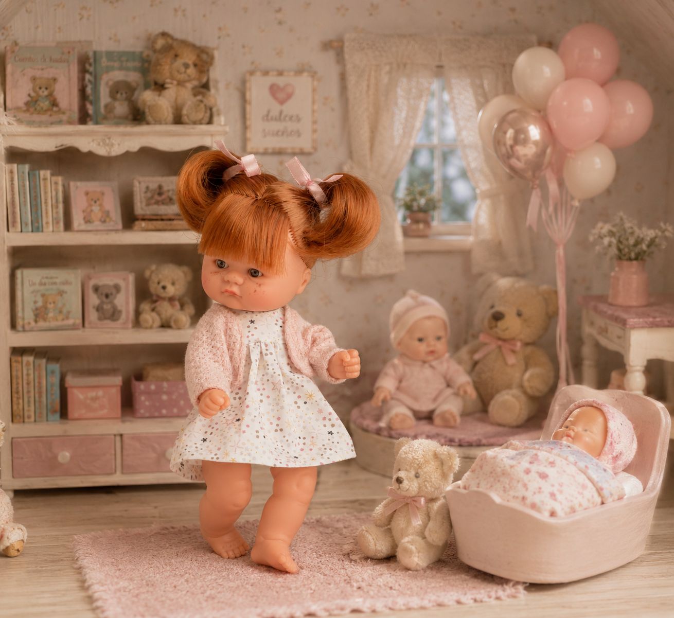 BOMBONCÍN VESTIDO ESTAMPADO CAHAQUETA ROSA - Imagen 2