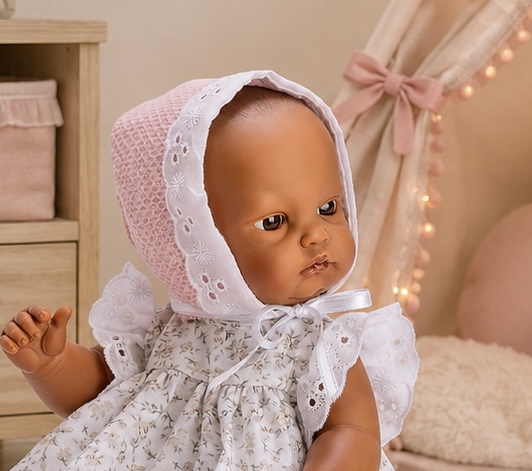 GORDI MULATO VESTIDO FLORES CAPOTA ROSA - Imagen 2