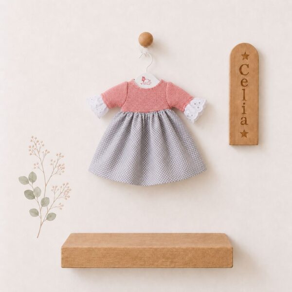 VESTIDO CELIA GRIS