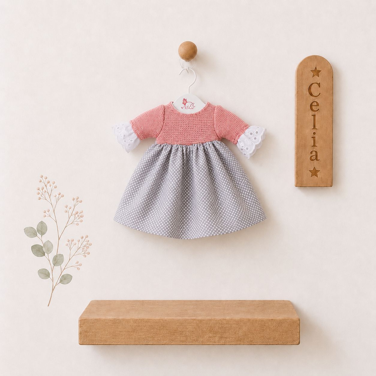 VESTIDO CELIA GRIS