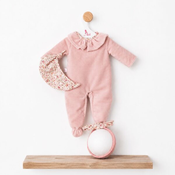 MATTI CONJUNTO PELELE ROSA CON CHUPETERO