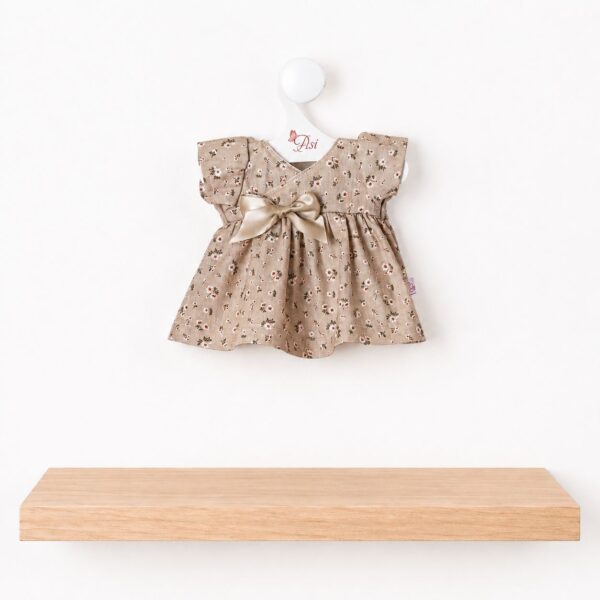 VESTIDO GUILLE FLORES VERDES