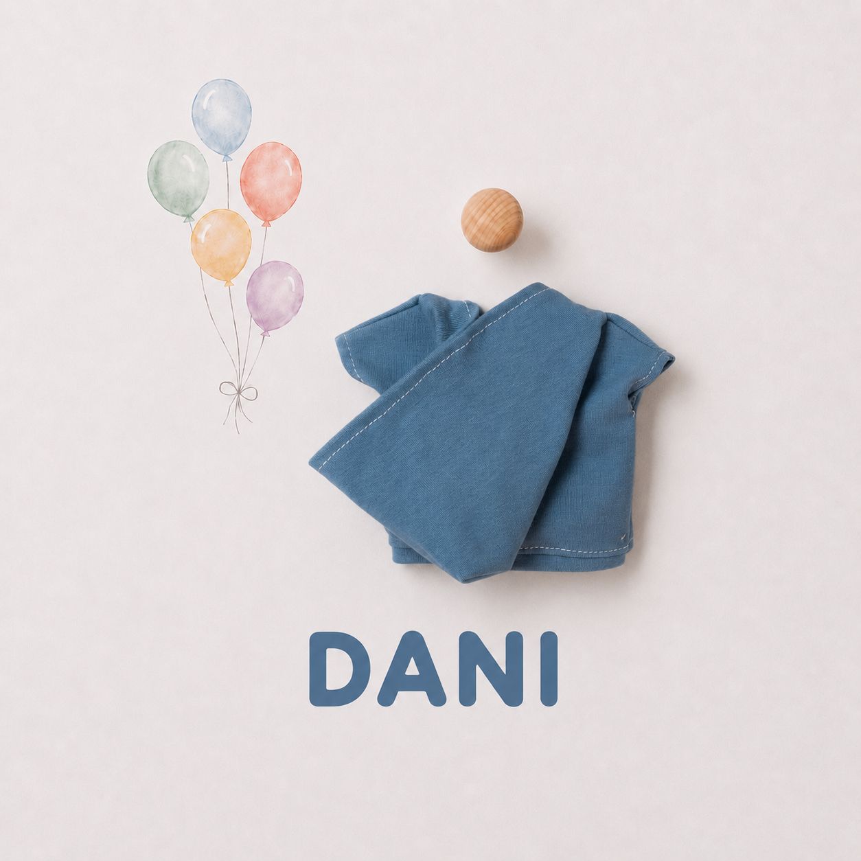 VESTIDO DANI SUDADERA CON CAPUCHA AZUL - Imagen 2