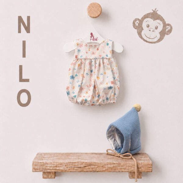 PELELE NILO EL CHIMPANCÉ GORRO GNOMO AZUL
