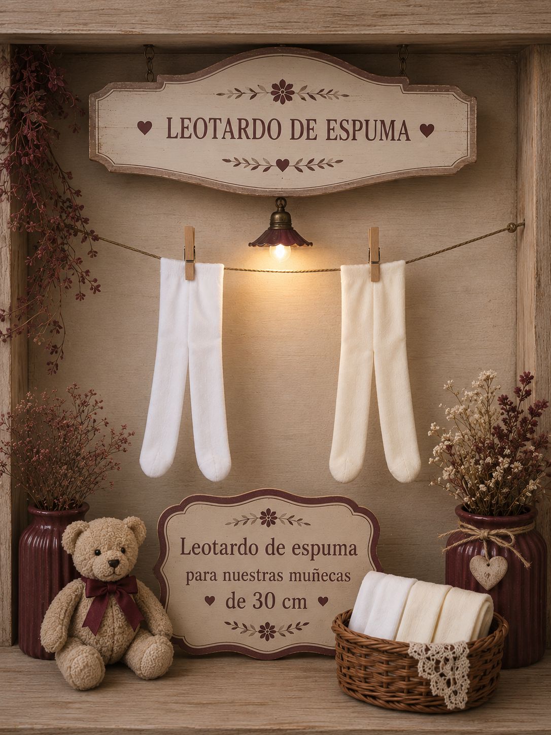 CELIA / GORDI/ OLI LEOTARDOS BEIGE - Imagen 3