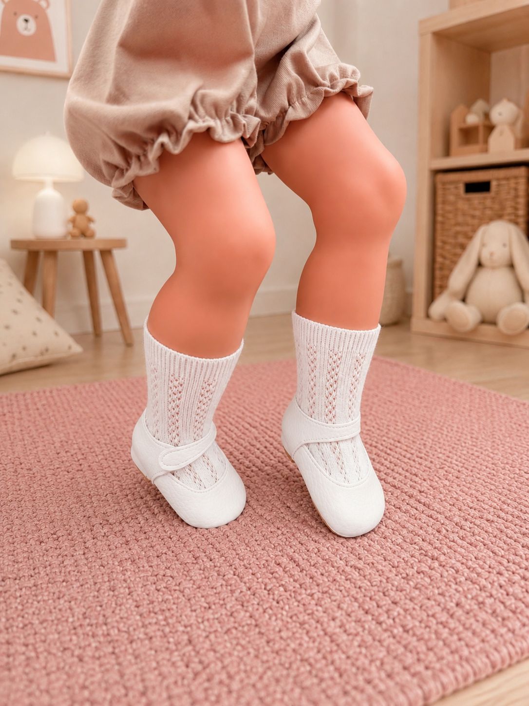 CALCETINES BLANCOS MUÑECO 43-57 cm