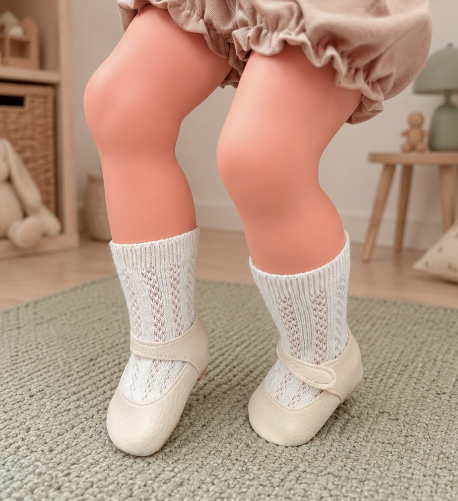 CALCETINES BEIGE MUÑECO 43-57 CM