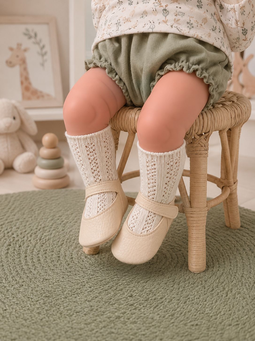 CALCETINES BEIGE MUÑECO 43-57 CM - Imagen 2