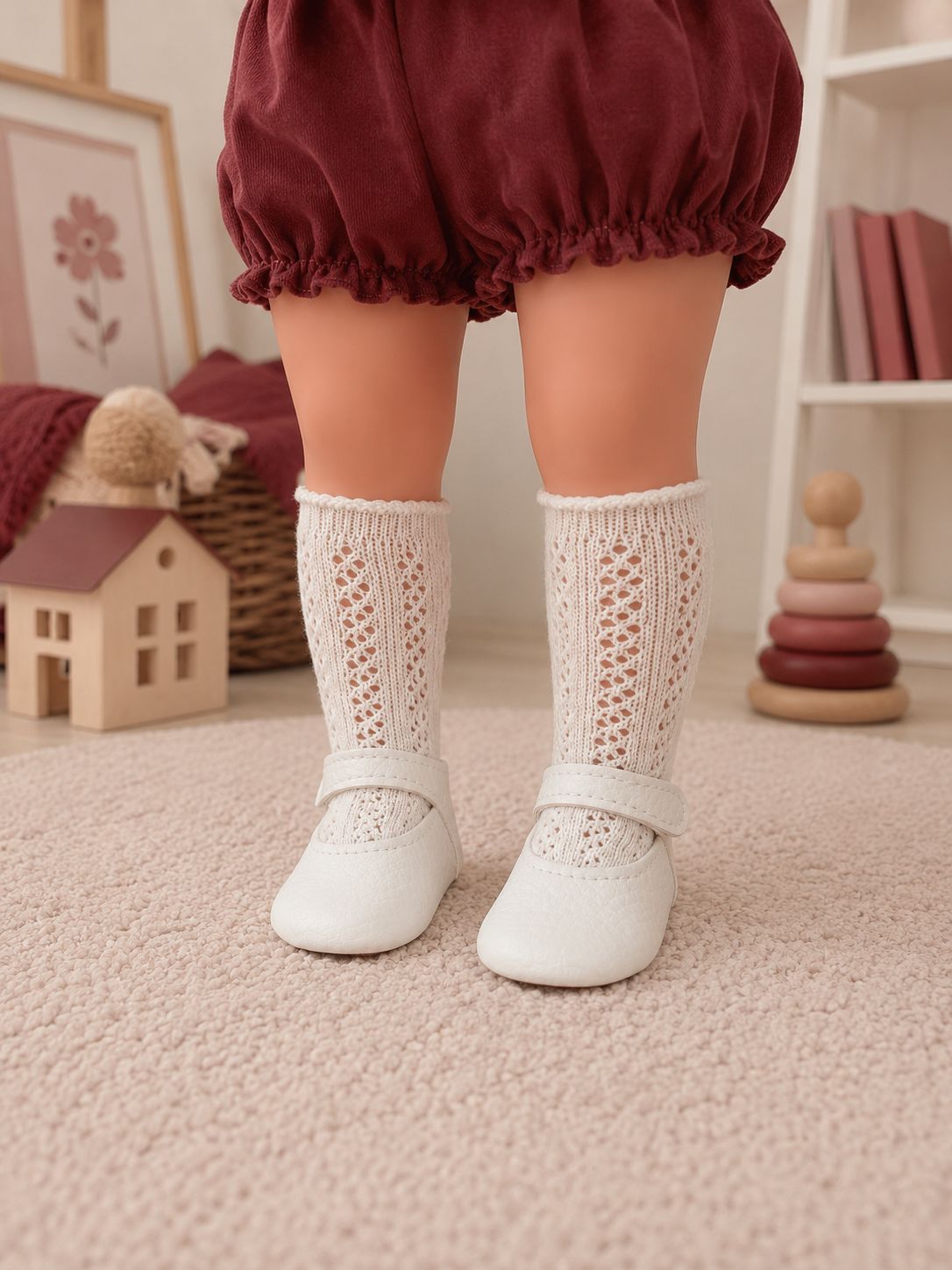 CALCETINES BLANCO MUÑECO 36-40CM